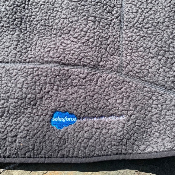 Patagonia Pile Fleece Vest Teal/grey - Picture 3 of 4